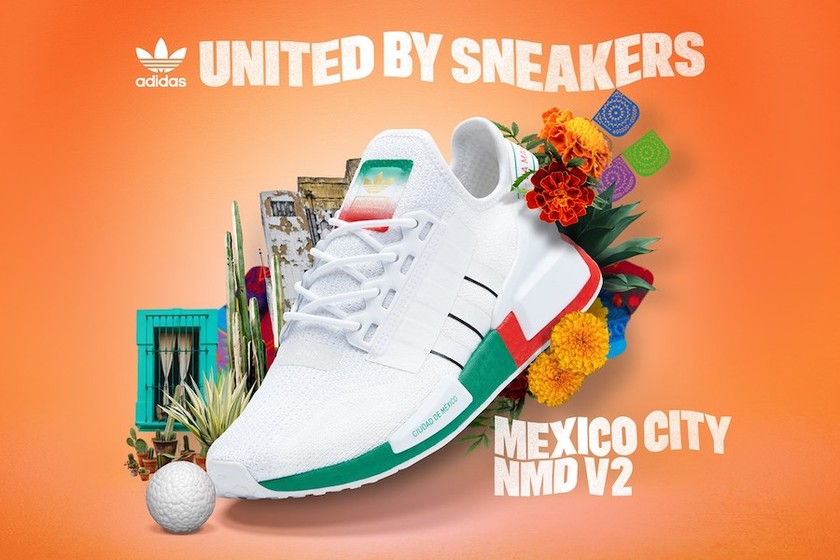 adidas NMD R1 V2墨西å¥åå叿¥æ