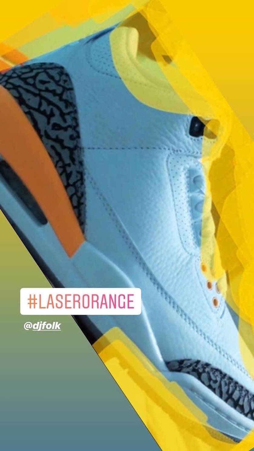 Air Jordan 3 WMNS Laser Orange CK9246-108åå:registered:æ¥æ
