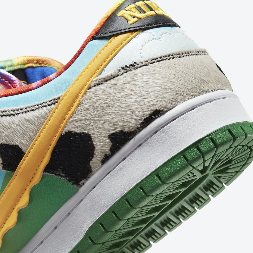 Ben and Jerry's Nike SB Dunk Low Chunky Dunky CU3244-100 Release Date Price