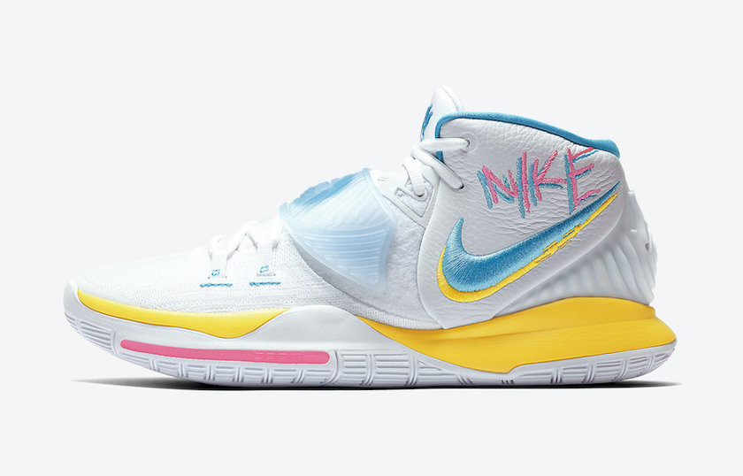Nike Kyrie 6 Neon Graffiti BQ4630-101åå:registered:æ¥æ
