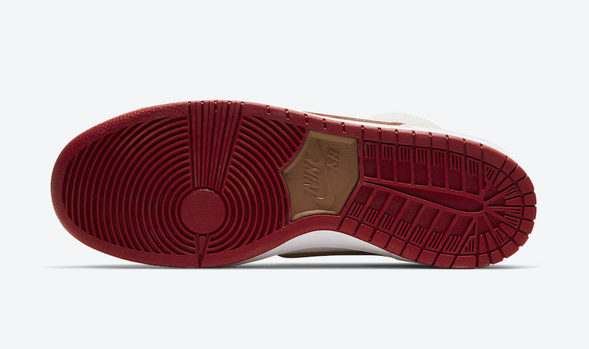 Nike SB Dunk High Sail Team Crimson CV9499-100åå:registered:æ¥æä»·æ ¼