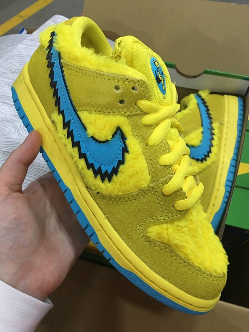 Grateful Dead Nike SB Dunk Low Yellow Bear CJ5378-700åå:registered:æ¥æå:registered:ä»·