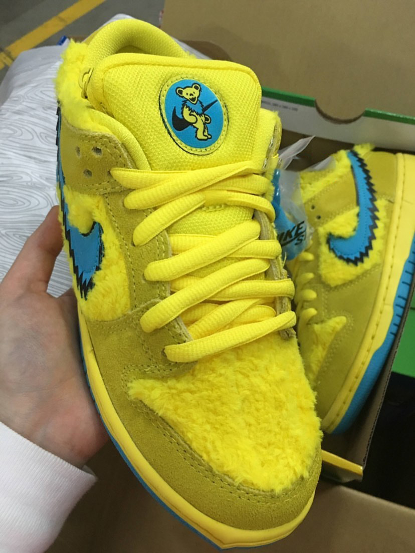 Grateful Dead Nike SB Dunk Low Yellow Bear CJ5378-700åå:registered:æ¥æå:registered:ä»·
