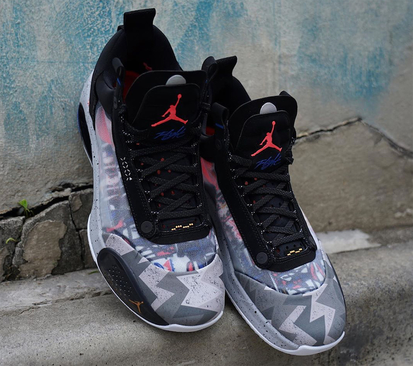 Air Jordan 34 Low Print CZ7746-008åå:registered:æ¥æ