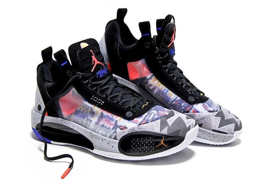 Air Jordan 34 Low Print CZ7746-008åå:registered:æ¥æ