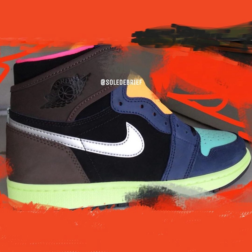 Air Jordan 1,AJ1,发售  灵感来自 UNDFTD 联名！AJ1 新配色实物曝光！7 月发售！