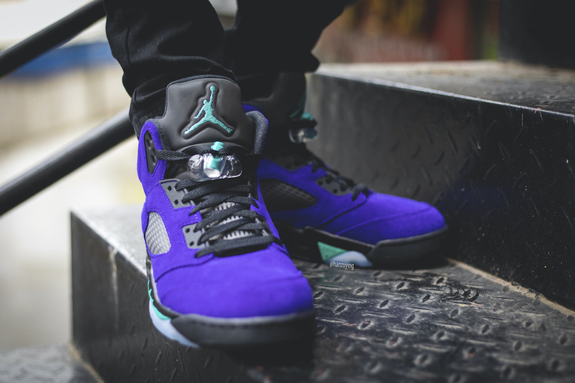 Alternate Grape Air Jordan 5 136027-500åå:registered:æ¥æ