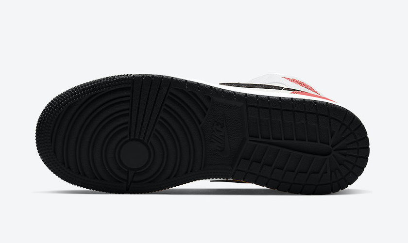 Air Jordan 1 Mid GS Black Toe BQ6931-100åå:registered:æ¥æ