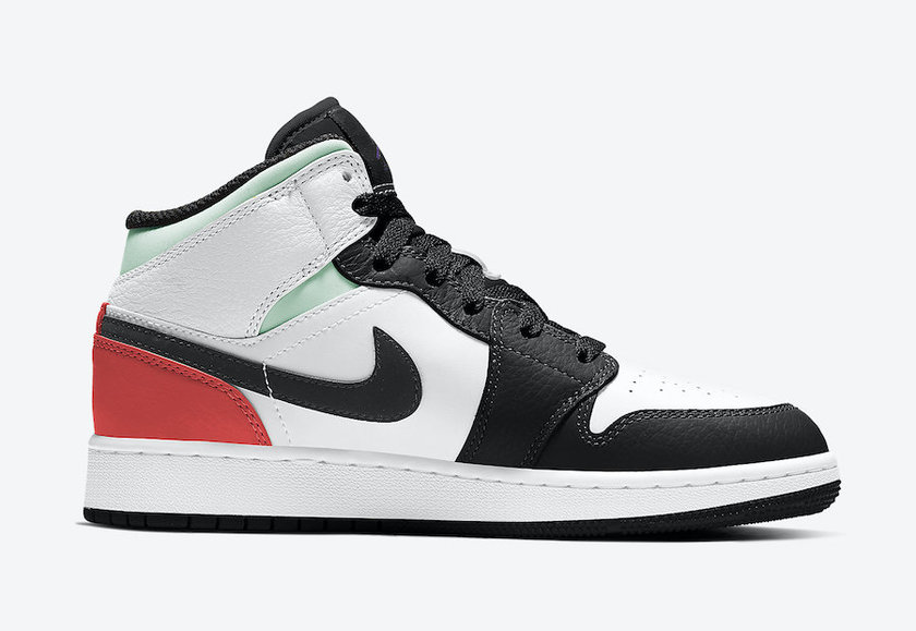 Air Jordan 1 Mid GS Black Toe BQ6931-100åå:registered:æ¥æ