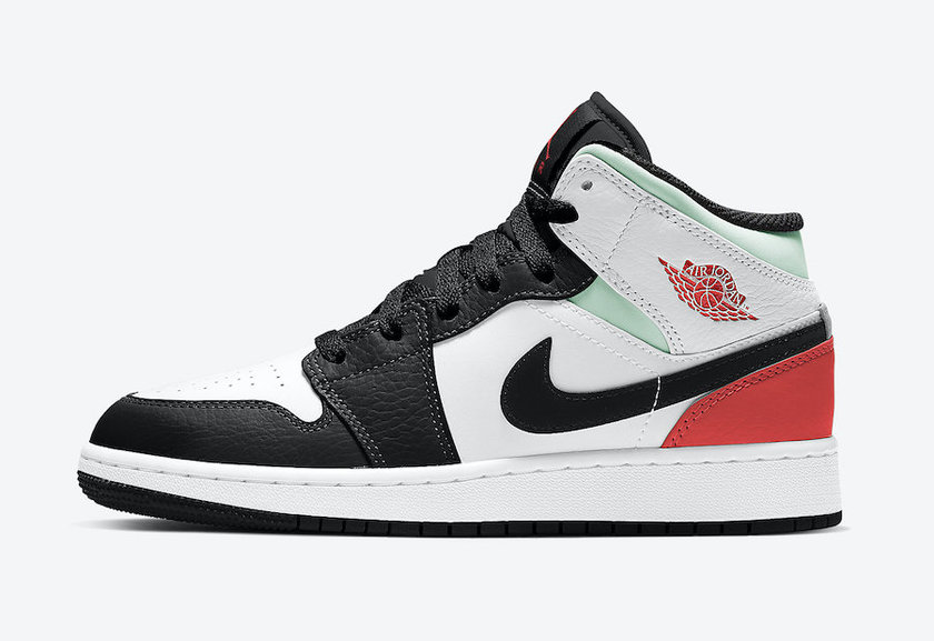 Air Jordan 1 Mid GS Black Toe BQ6931-100åå:registered:æ¥æ