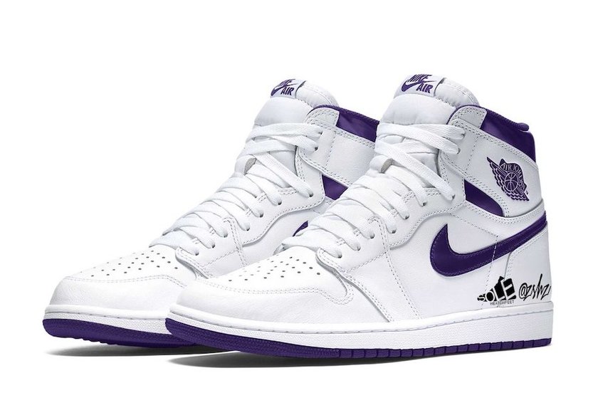 Air Jordan 1 WMNS White Court Purple CD0461-151åå:registered:æ¥æ