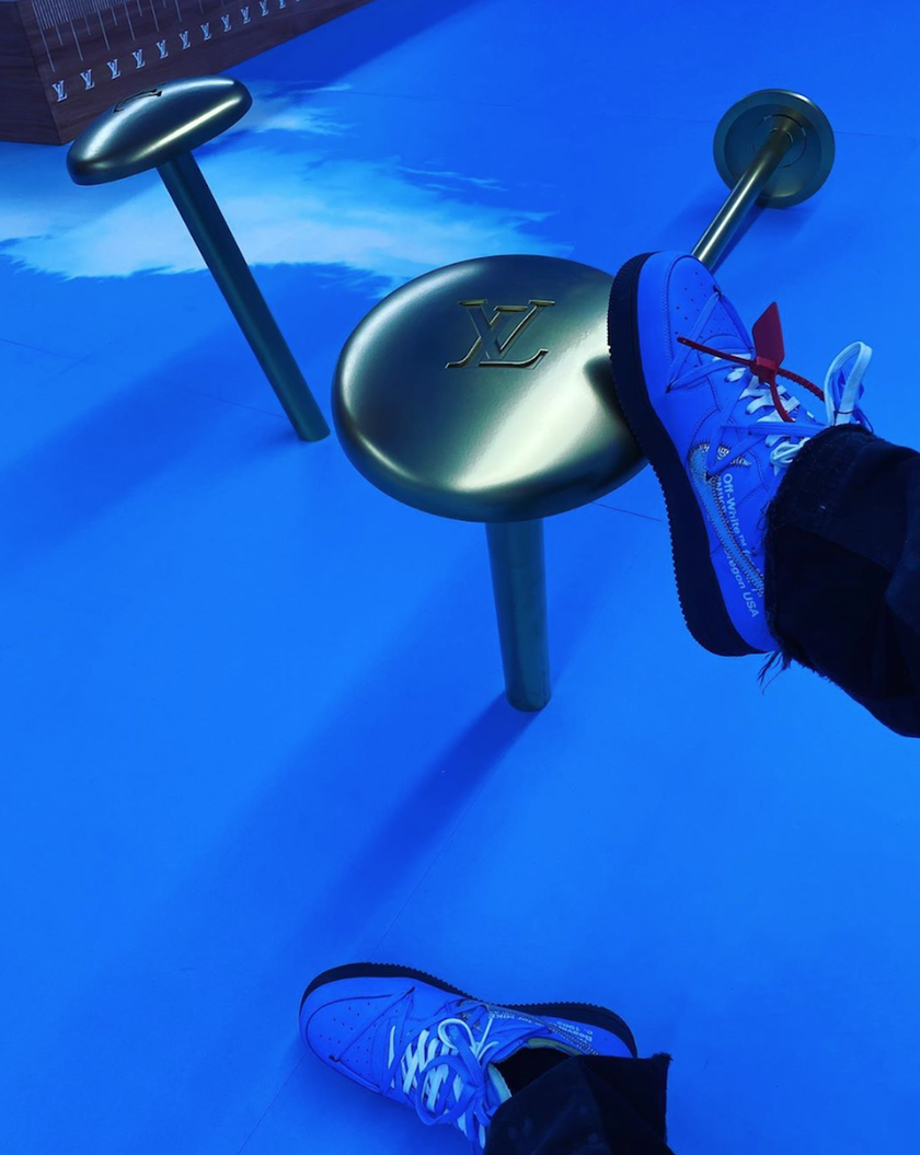 Off-White Nike Air Force 1 Low Blue 2020 Release Date