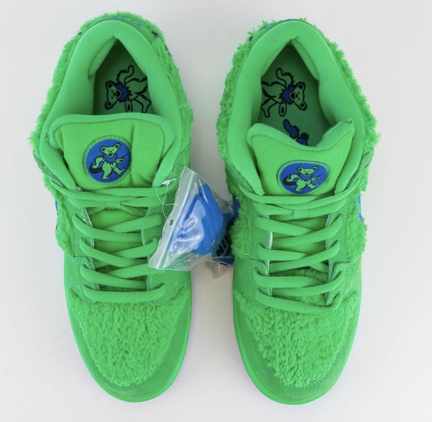 Grateful Dead Nike SB Dunk Low Green Bear CJ5378-300åå:registered:æ¥æå:registered:ä»·