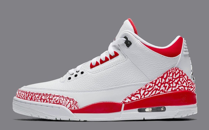 Air Jordan 3 White Fire Red Black CZ6431-100åå:registered:æ¥æ