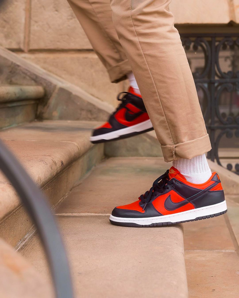 CU1727-800,Dunk Low,Nike CU1727-800 市价超 2K!下周发售!看看蓝橙 Dunk Low 上脚效果如何!