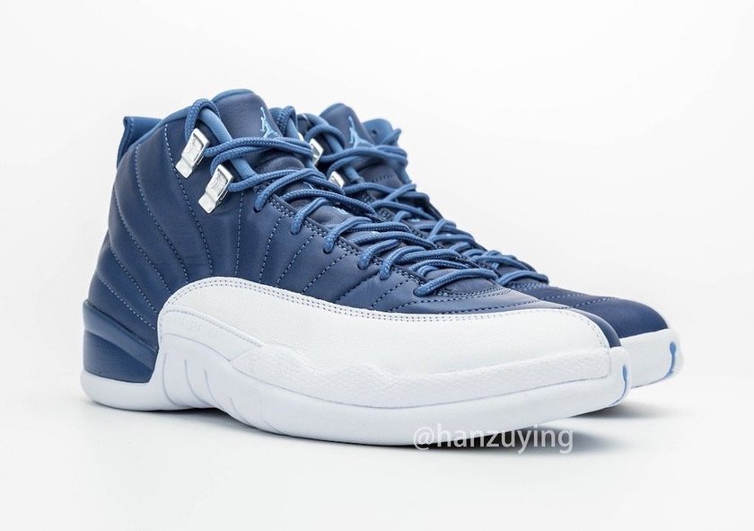 Air Jordan 12 Indigo Stone Blue Obsidian 130690-404 Release Date