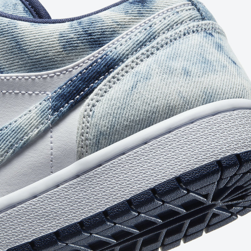 Air Jordan 1 Low Washed Denim CZ8455-100åå:registered:æ¥æ