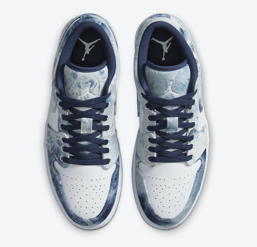 Air Jordan 1 Low Washed Denim CZ8455-100åå:registered:æ¥æ