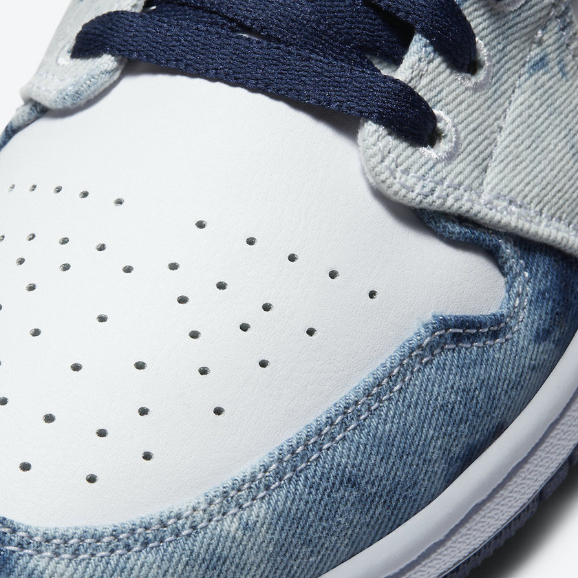 Air Jordan 1 Low Washed Denim CZ8455-100åå:registered:æ¥æ