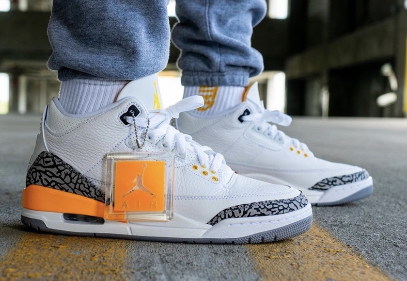Air Jordan 3 Laser Orange CK9246-108åå:registered:æ¥æ
