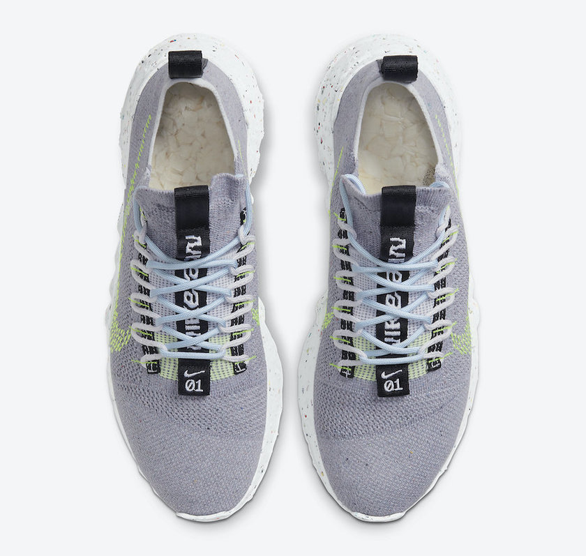 Nike Space Hippie 01 Gray Volt CQ3986-002åå:registered:æ¥æ1