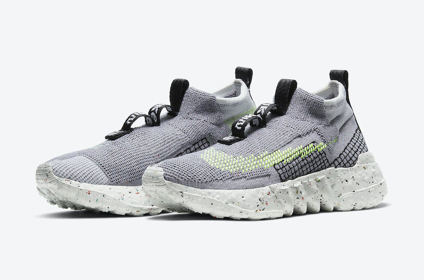 Nike Space Hippie 02 Gray Volt CQ3988-002åå:registered:æ¥æ1