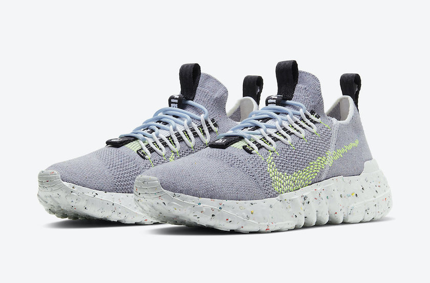 Nike Space Hippie 01 Gray Volt CQ3986-002åå:registered:æ¥æ1