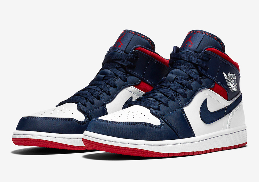 Air Jordan 1 Mid SE USA 852542-104åå:registered:æ¥æ