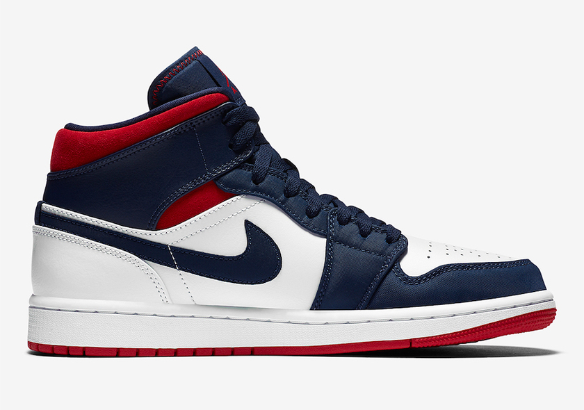 Air Jordan 1 Mid SE USA 852542-104åå:registered:æ¥æ