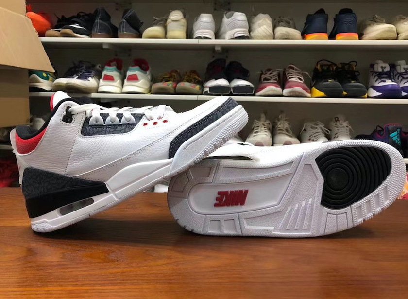 Air Jordan 3 SE Denim Fire Red CZ6431-100 2020åå:registered:æ¥æ