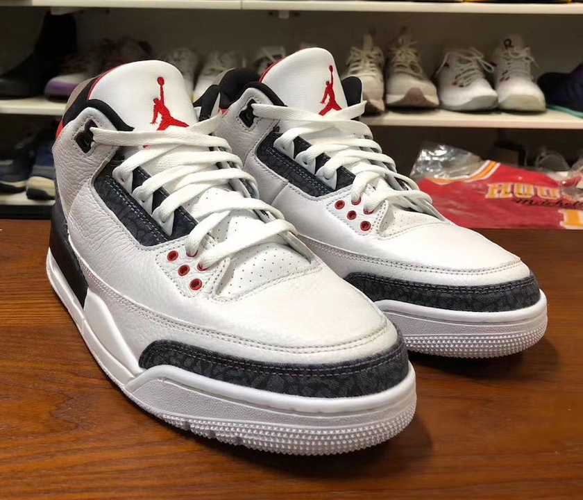 Air Jordan 3 SE Denim Fire Red CZ6431-100 2020åå:registered:æ¥æ