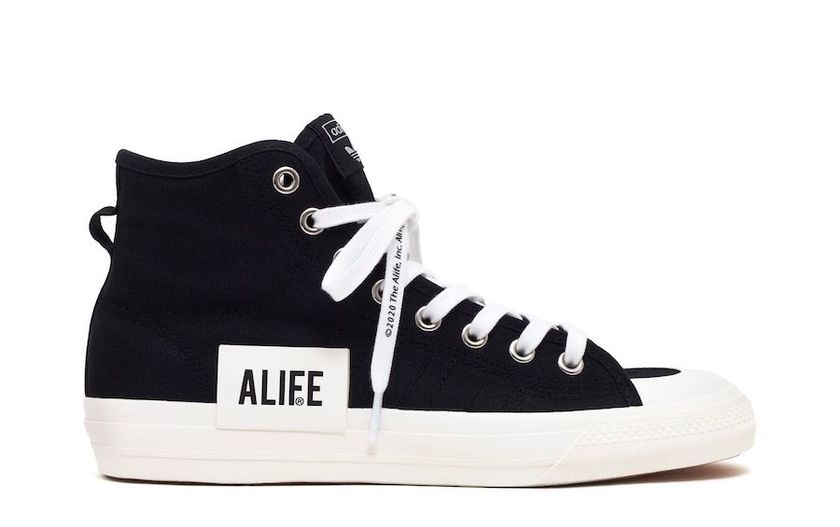 ALIFE adidas Nizza High Blackåå:registered:æ¥æ