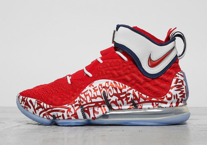 Nike LeBron 17 Graffiti Remix Redåå:registered:æ¥æ