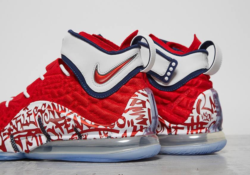 Nike LeBron 17 Graffiti Remix Redåå:registered:æ¥æ