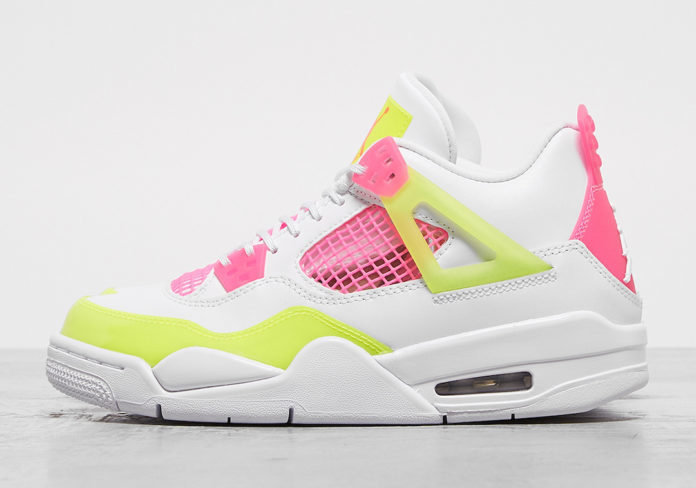 Air Jordan 4 GS Lemon Venom Pink Blast CV7808-100åå:registered:æ¥æ