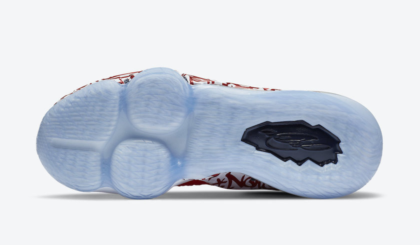 Nike LeBron 17 Red Graffiti Remix CT6047-600 Release Date