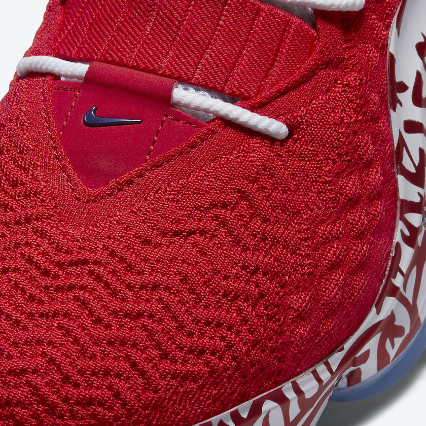 Nike LeBron 17 Red Graffiti Remix CT6047-600 Release Date