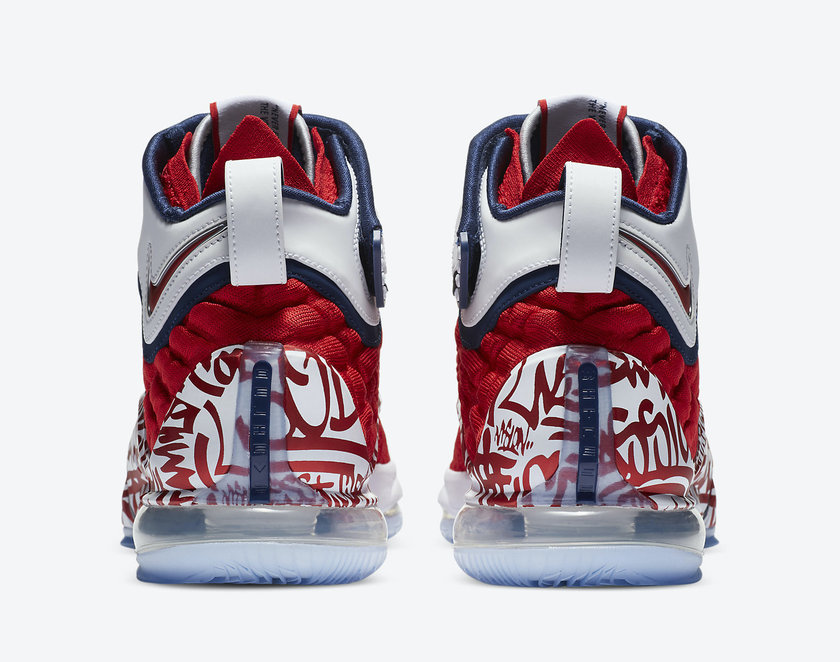 Nike LeBron 17 Red Graffiti Remix CT6047-600 Release Date