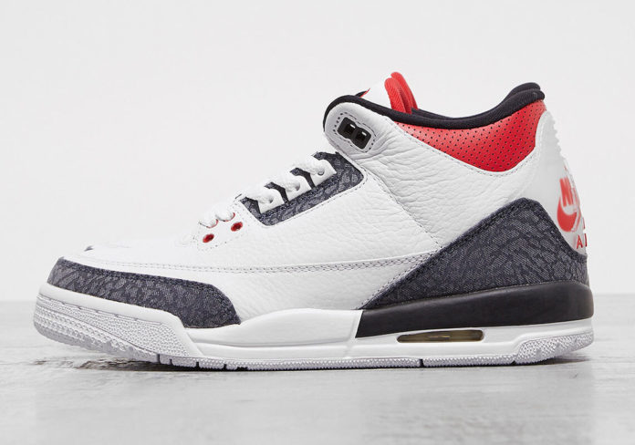 Fire Red Air Jordan 3 Denim CZ6431-100åå:registered:æ¥æ