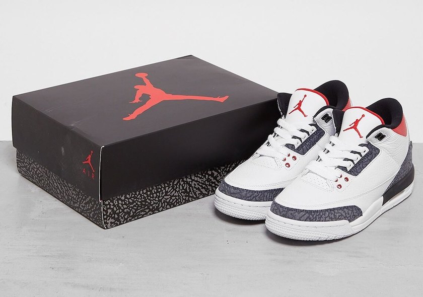 Fire Red Air Jordan 3 Denim CZ6431-100åå:registered:æ¥æ