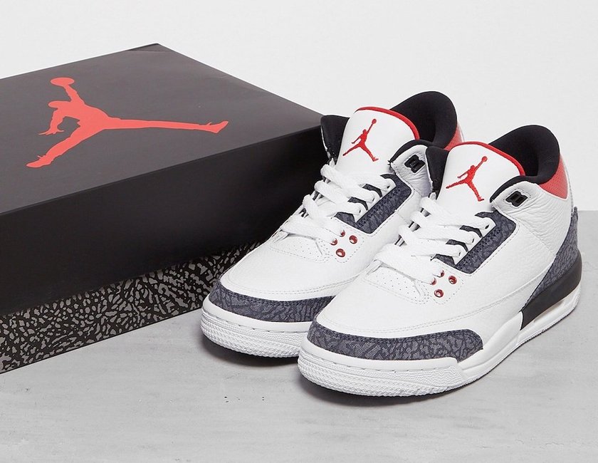Fire Red Air Jordan 3 Denim CZ6431-100åå:registered:æ¥æ