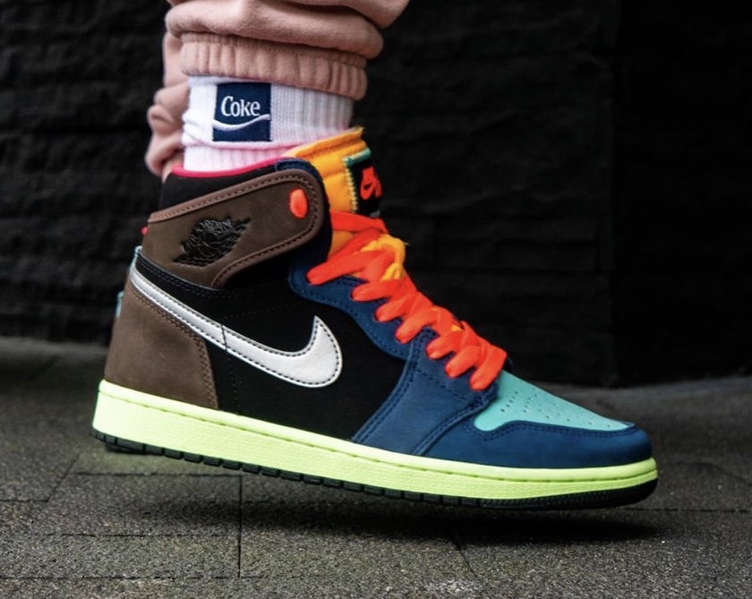 Air Jordan 1 Bio Hack 555088-201 Release Date On-Feet