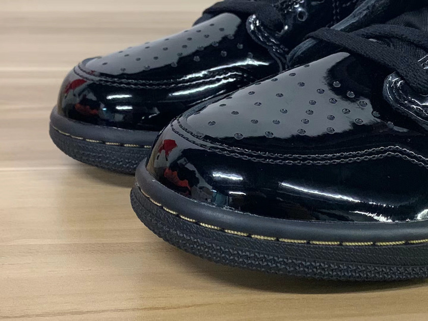 Air Jordan 1 Patent Leather Black Gold 555088-032åå:registered:æ¥æå:registered:ä»·
