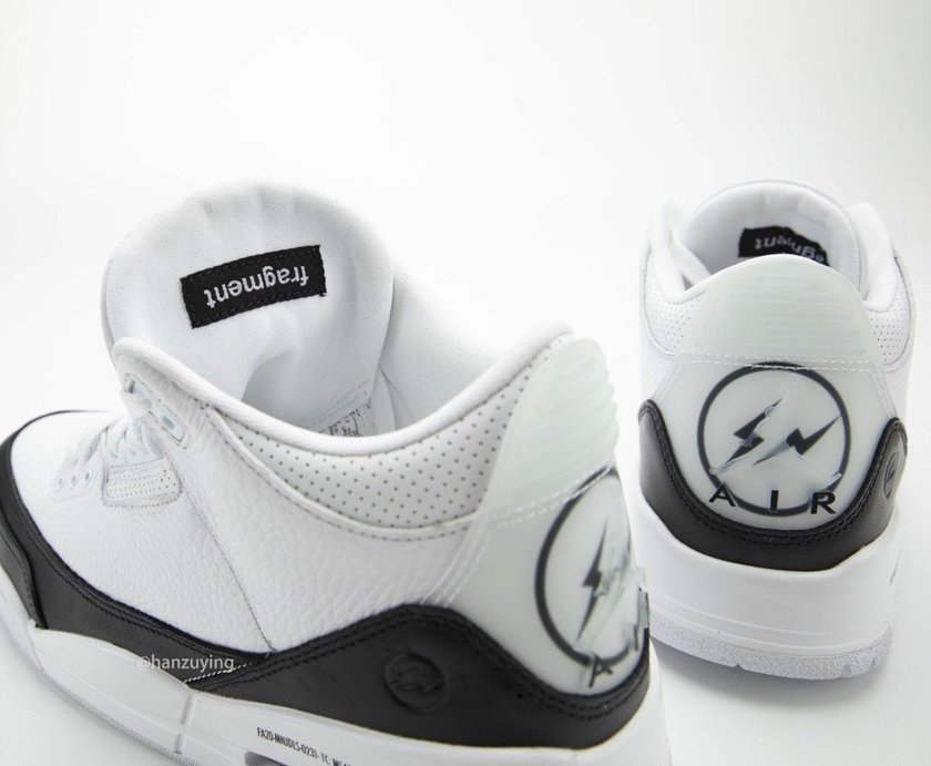 Fragment Air Jordan 3 White Black DA3595-100 Release Date Pricing