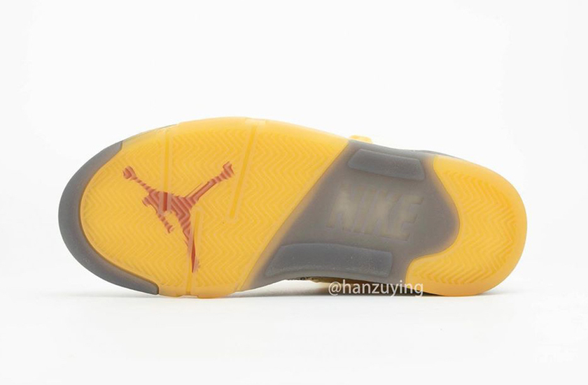 Off-White Air Jordan 5 Sail Fire Red DH8565-100 Release Date Pricing