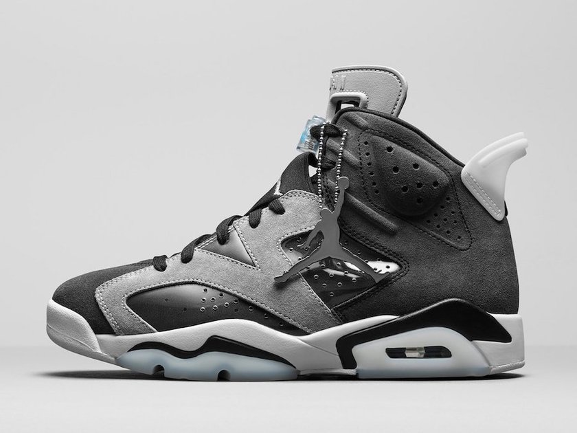 Air Jordan 6 WMNS Black Light Smoke Gray Sail Chrome CK6635-001åå:registered:æ¥æ