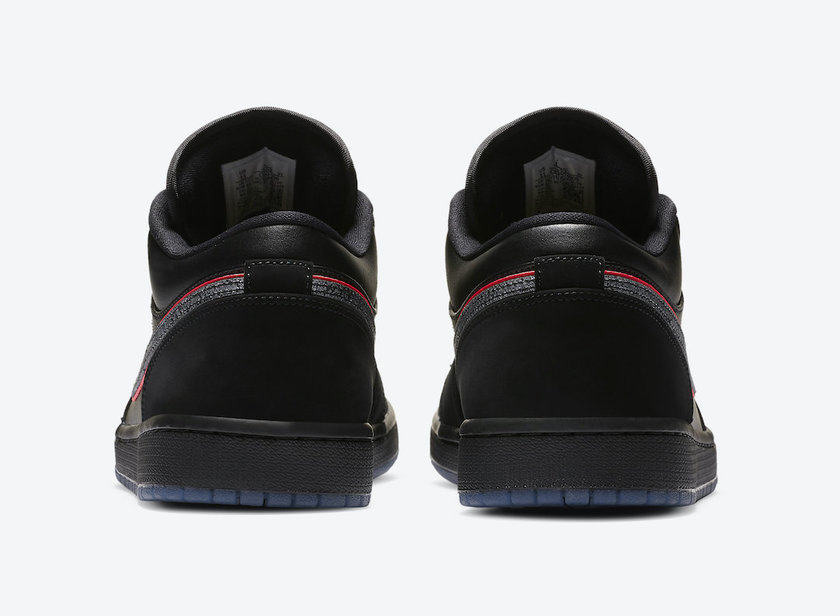 Air Jordan 1 Low Black Red Orbit CK3022-006åå:registered:æ¥æ