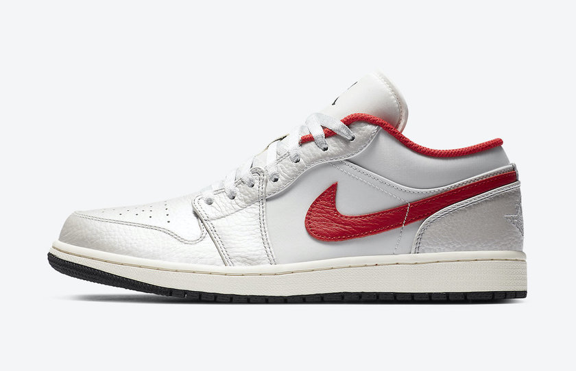 Air Jordan 1 Low White Red DA4668-001åå:registered:æ¥æ