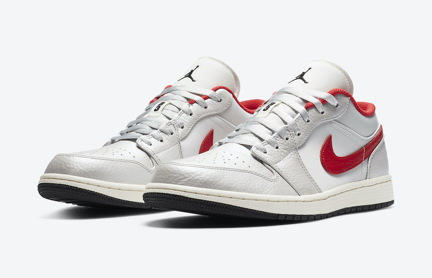 Air Jordan 1 Low White Red DA4668-001åå:registered:æ¥æ