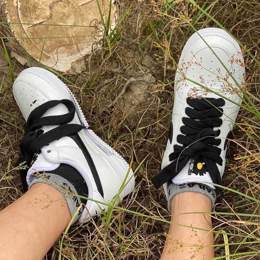 PEACEMINUSONE Nike Air Force 1 White Black DD3223-100åå:registered:æ¥æ